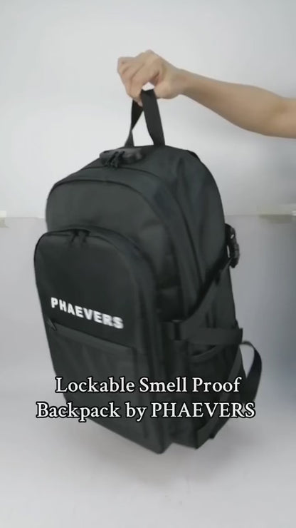 Lockable Smell Proof Backpack